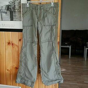 GAP Sage Green Wide Leg Cargo Pants